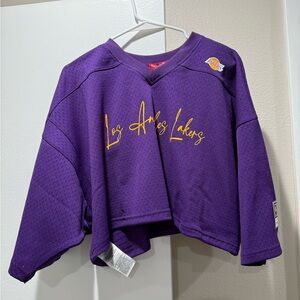 Mitchell & Ness Purple Hardwood Classics Jersey